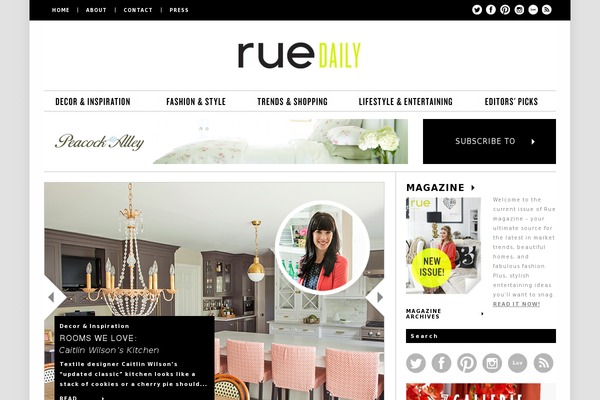 ruemag.com site used Rue