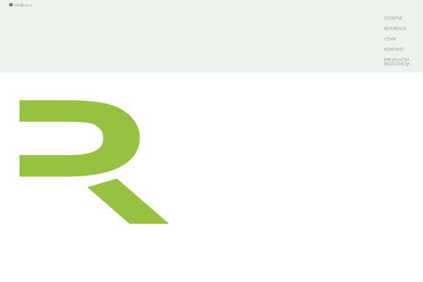 ruf.si site used Ruf-divi
