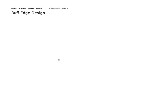 ruffedgedesign.com site used Ready-blog