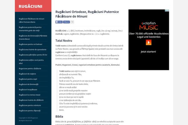 rugaciuni.com site used Foundation
