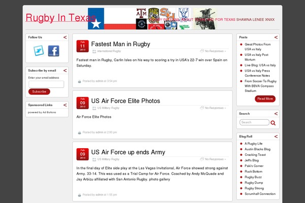 Suffusion theme site design template sample