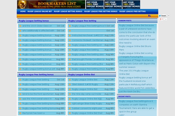 Freebets theme site design template sample