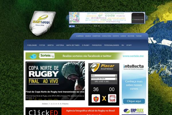 rugbymania.com.br site used Rugbymania
