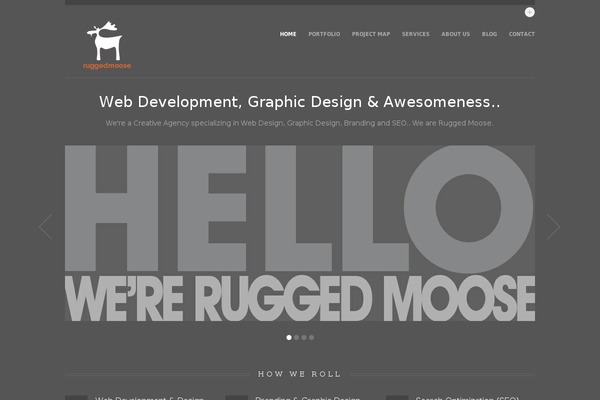 ruggedmoose.com site used Rugged_moose_design