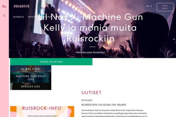 ruisrock.fi site used Ruisrock