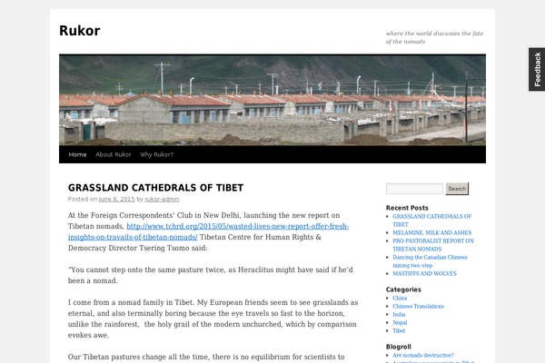 WordPress website example screenshot