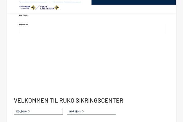 The7 Child theme site design template sample