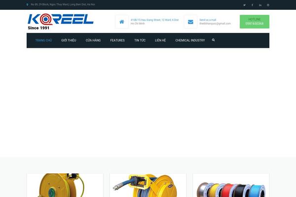 WordPress website example screenshot