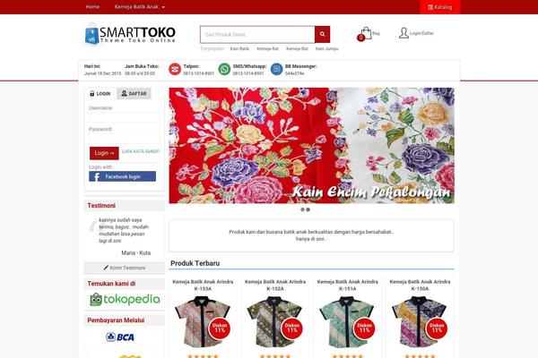 Smart-toko-new-v6 theme site design template sample
