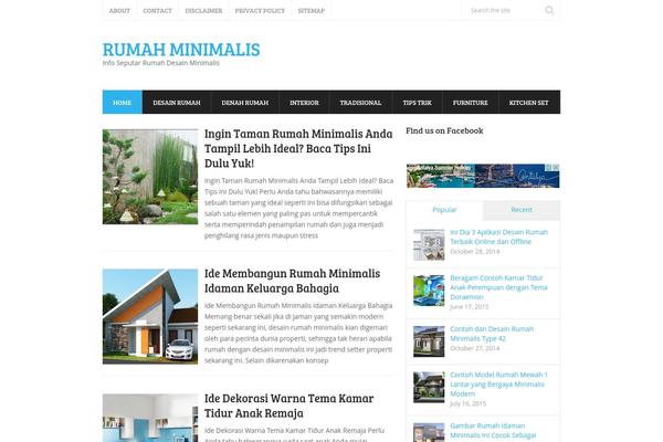 rumahkuminimalis.com site used Split
