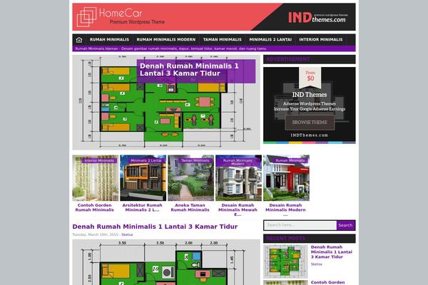 Homecarlightbox theme site design template sample