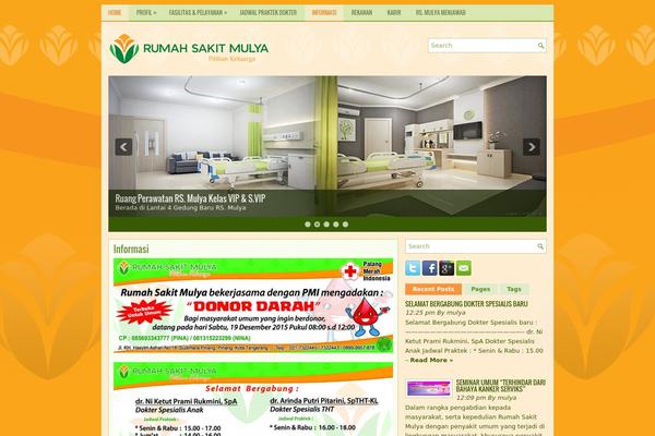 Smarthealth theme site design template sample