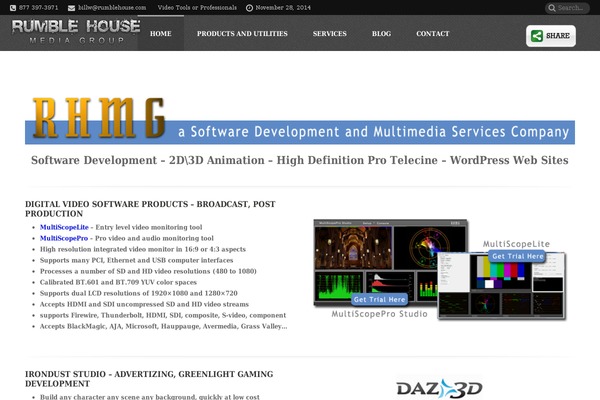 WordPress website example screenshot
