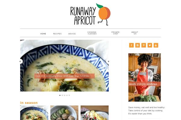 runawayapricot.com site used Foodie Pro