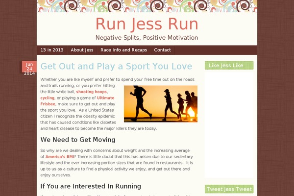 runjessrun.com site used Scrappy