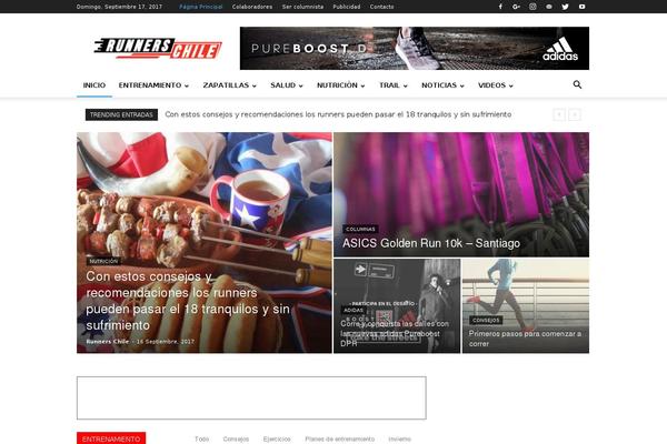 Newspaper theme site design template sample