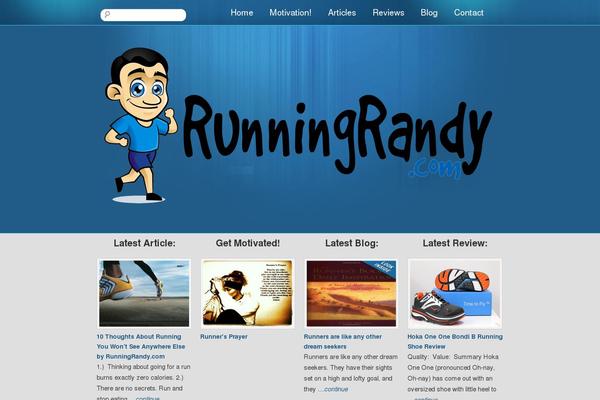 runningrandy.com site used Runningrandy-theme