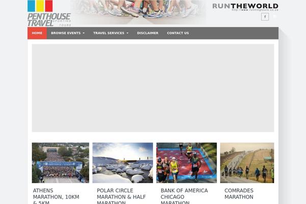runningtours.co.za site used Run