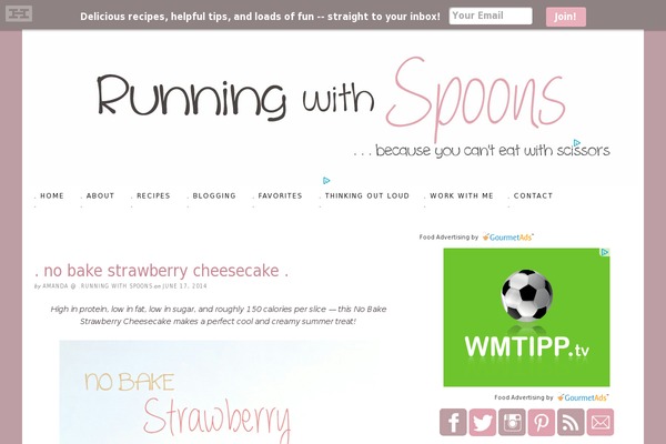 runningwithspoons.com site used Foodiepro-v420