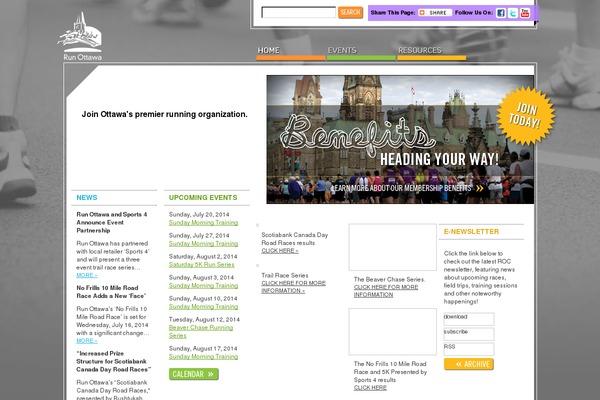 runottawaclub.ca site used Runottawaclub