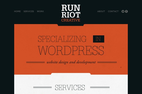 WordPress website example screenshot