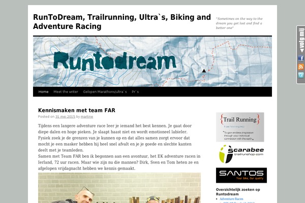 Twenty Ten theme site design template sample