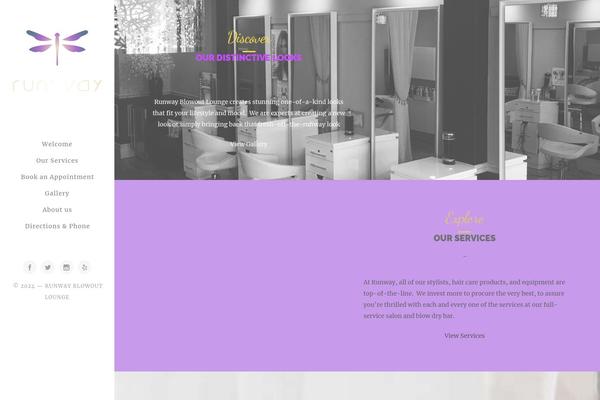 Highend Child theme site design template sample