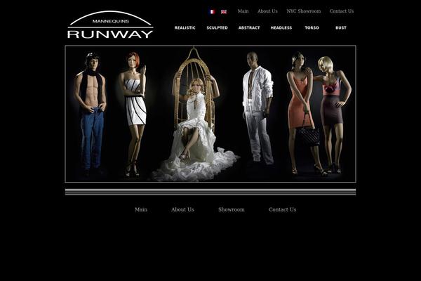 Runway theme site design template sample