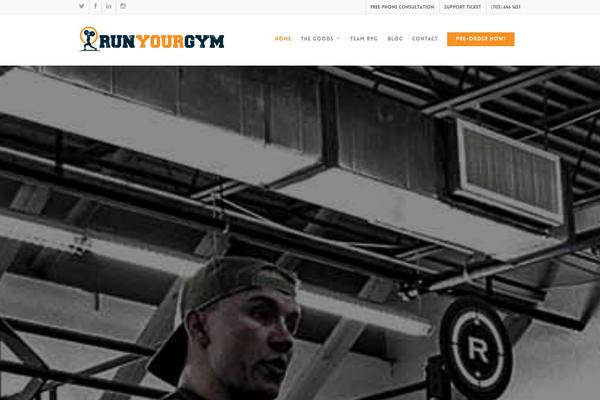 runyourgym.com site used Knapstack