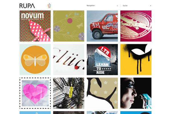 rupadesign.com site used Grid-a-licious