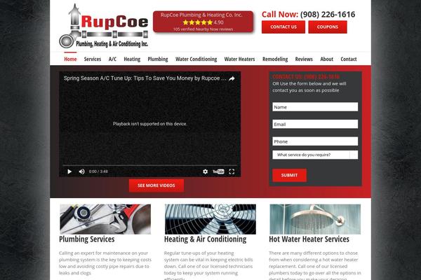 rupcoeplumbing.com site used Smalbiz