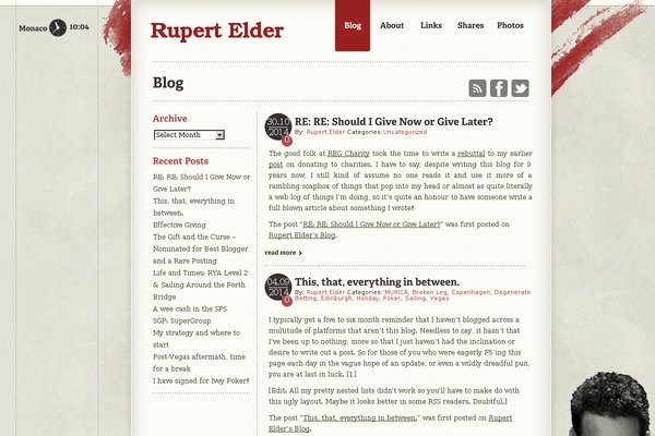 WordPress website example screenshot