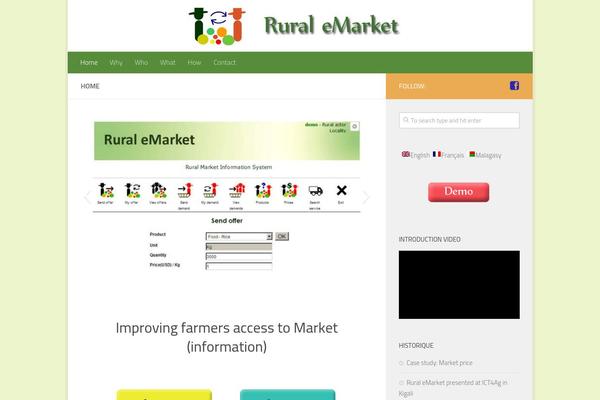 Hueman theme site design template sample