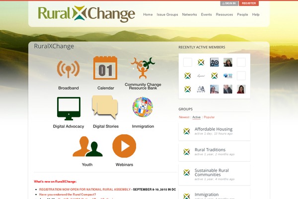 ruralxchange.net site used Salutation