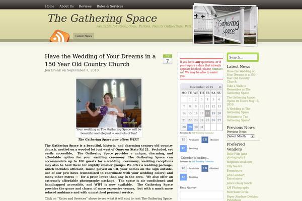 Amazing Grace theme site design template sample