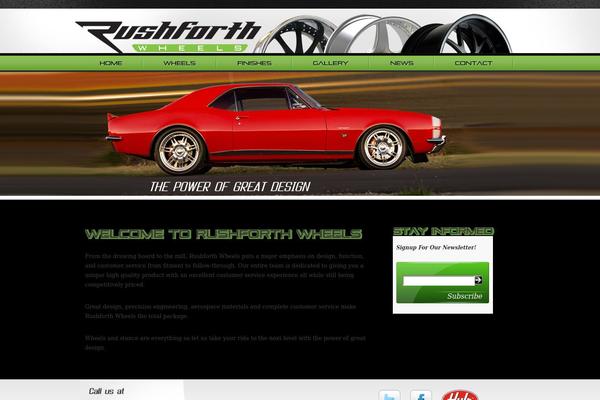 Rush theme site design template sample