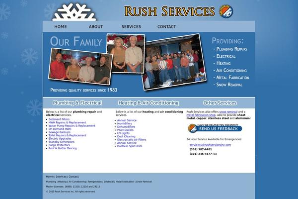 rushservicesinc.com site used Rush