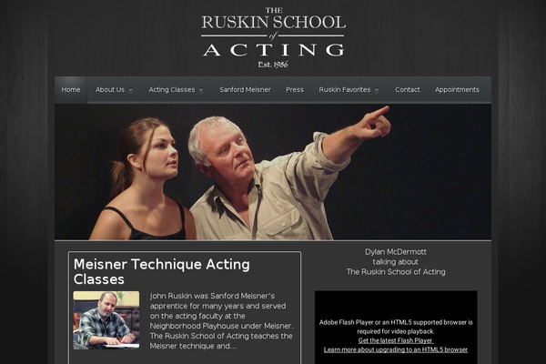 WordPress website example screenshot