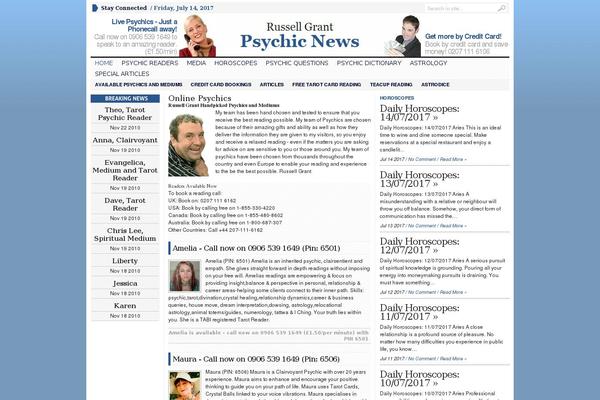 russellgrantpsychics.co.uk site used WP Newspaper