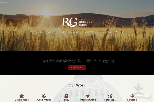 WordPress website example screenshot