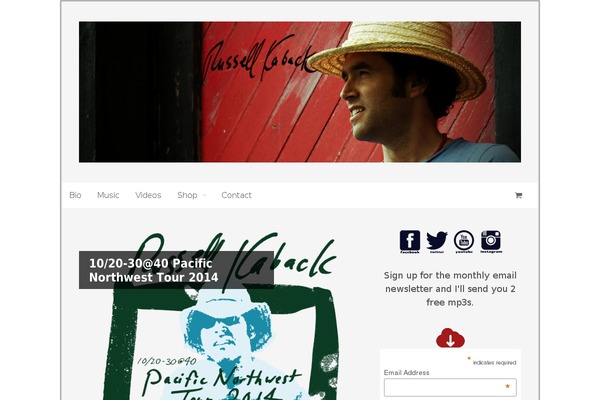 WordPress website example screenshot
