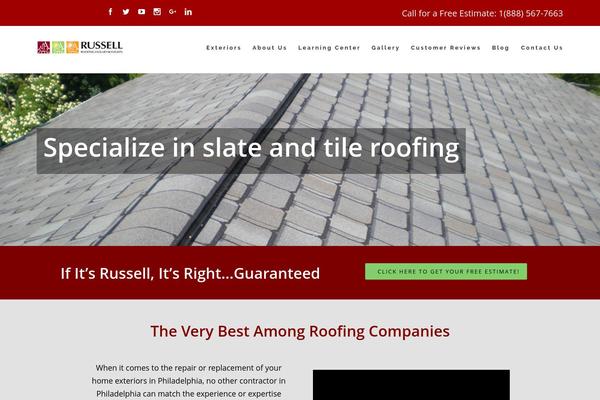 russellroofing.com site used Contractors