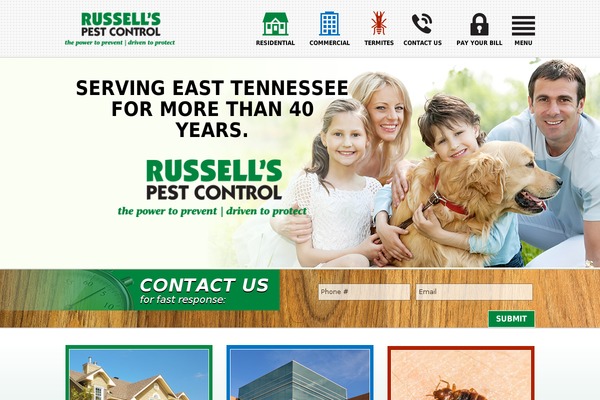 russellspest.com site used Russells