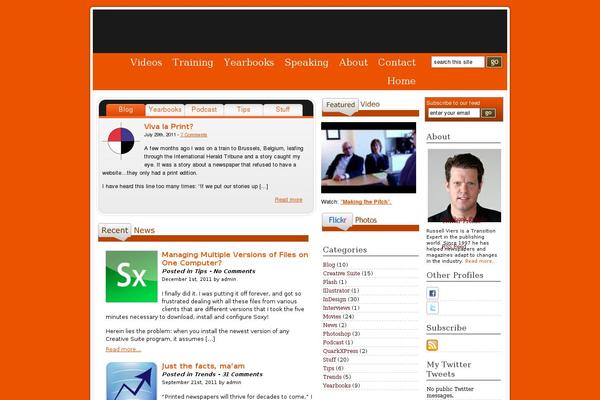 russellviers.com site used Omni-theme