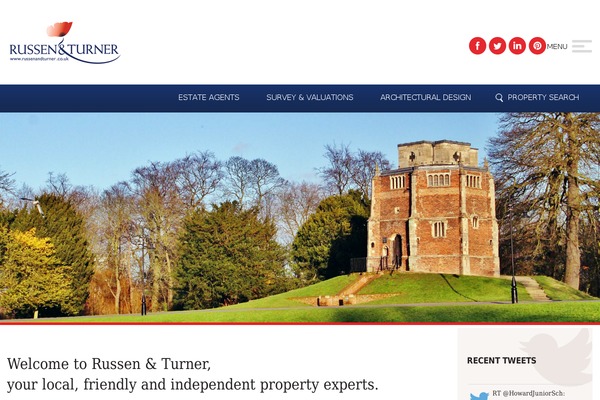 Total theme site design template sample