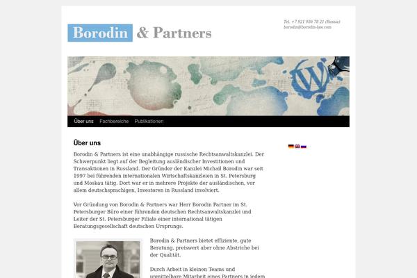 Twenty Ten theme site design template sample