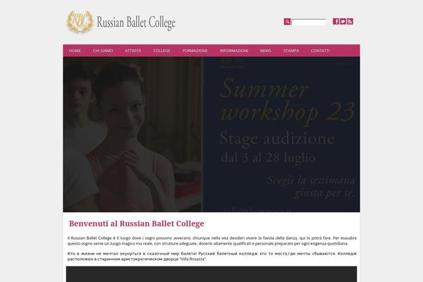 russianballetcollege.it site used Russianballet