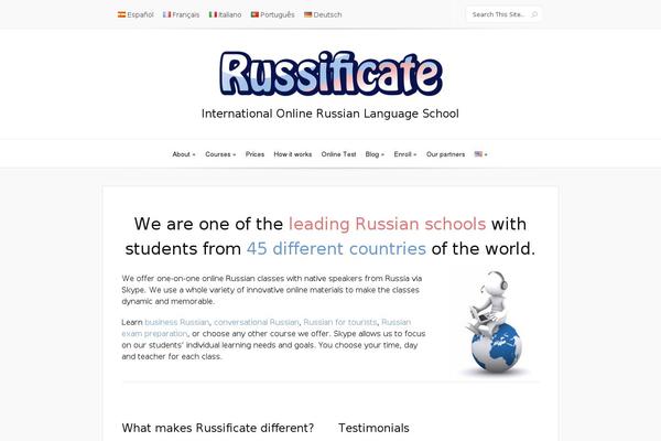 russificateschool.com site used Langlife