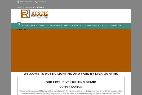 rusticlightingandfans.com site used Rustic-lighting-child-theme
