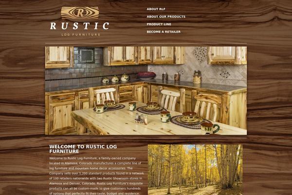 Rustic theme site design template sample